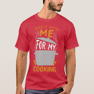 Camiseta Cozinhar Chef Cook Husband