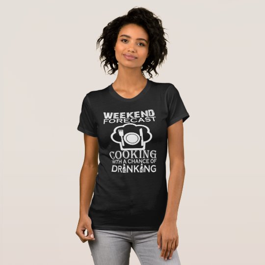 CAMISETA COZINHAR DA PREVISÃO DO FIM DE SEMANA