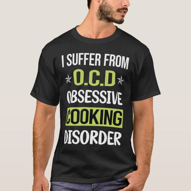 Camiseta Cozinhar de Amor Obsessivo (Frente)