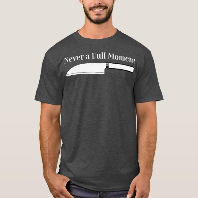 Camiseta Cozinhar de chef Nunca é um momento de caveira par (Frente)