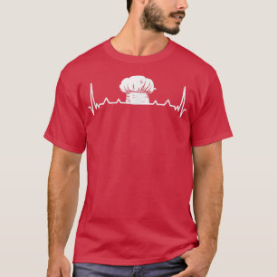 Camiseta Cozinhar de chefe de coração pulsante