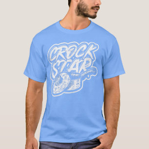 Camiseta Cozinhar de Comida da Cozinha CROCK STAR, grelhar
