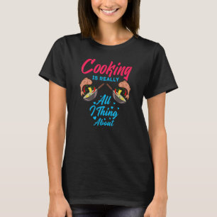 Camiseta Cozinhar de culinária Cozinha cozinheira cozinheir