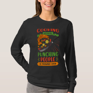 Camiseta Cozinhar de culinária Cozinha cozinheira cozinheir