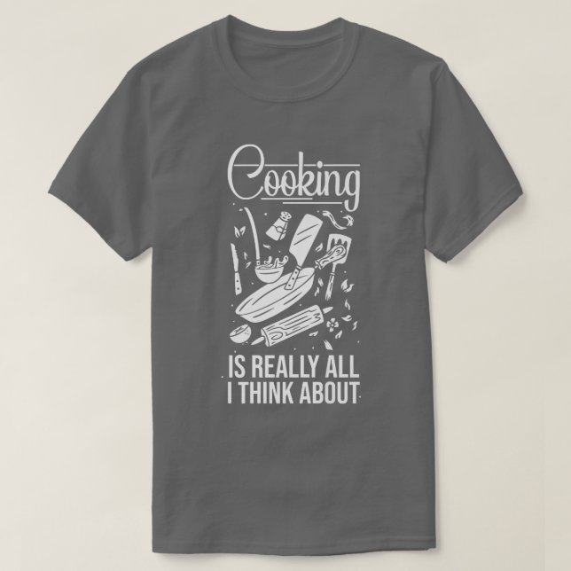 Camiseta cozinhar de culinária cozinha cozinheira cozinheir (Frente do Design)