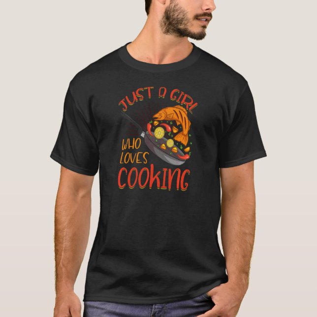 Camiseta Cozinhar de culinária Cozinha cozinheira cozinheir (Frente)