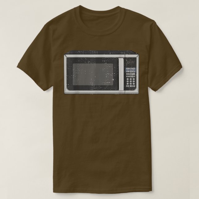 Camiseta Cozinhar de micro-ondas (Frente do Design)