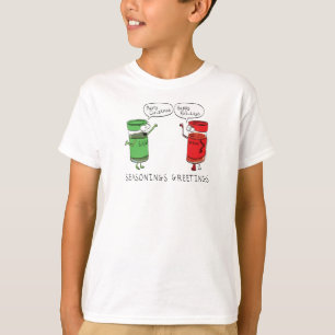 Camiseta Cozinhar de Natal Engraçado Espetáculos de Chef