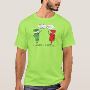 Camiseta Cozinhar de Natal Espinhos engraçados de chef