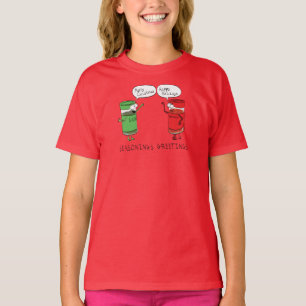 Camiseta Cozinhar de Natal Espinhos engraçados de chef