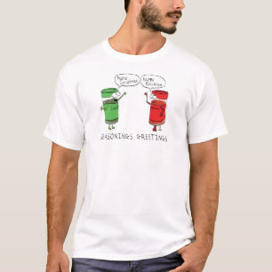Camiseta Cozinhar de Natal Espinhos engraçados de chef
