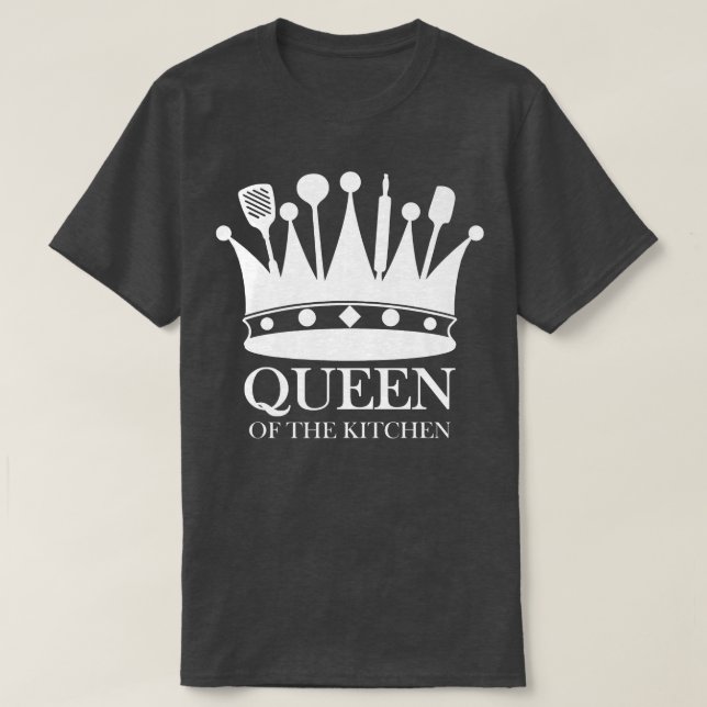 Camiseta Cozinhar de presente para Cozinhar da Rainha da Co (Frente do Design)