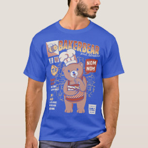 Camiseta Cozinhar do Urso da padaria por Tobe Fonseca