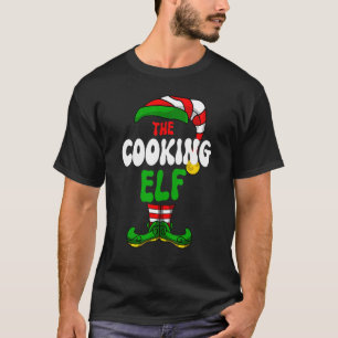 Camiseta Cozinhar Elf Pajama Correspondente Grupo de Natal 