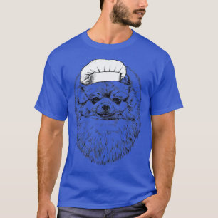 Camiseta Cozinhar Engraçado de Cozinheiro de Cão Pomerano