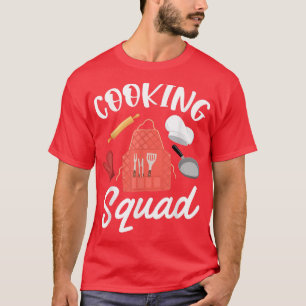 Camiseta Cozinhar Esquadrão Engraçado Chef cozinhando Prese