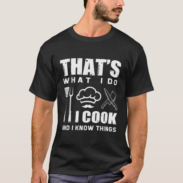 Camiseta Cozinhar excelente Dizendo Gift Kitchen Baking Coo (Frente)