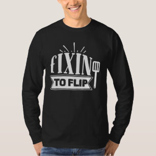 Camiseta Cozinhar Fixar para Cozinha Sacudir