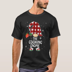 Camiseta Cozinhar Gnomo Xadrez Buffalo Correspondente Crist