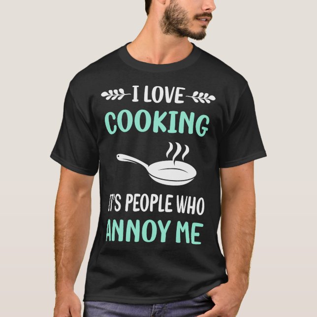 Camiseta Cozinhar incômodo (Frente)