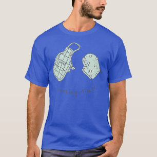 Camiseta Cozinhar Kawaii Time Engraçado Comida Pun Pover Co