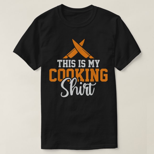 Camiseta Cozinhar Lover Engraçado Citação Chef Ditos Humor (Frente do Design)