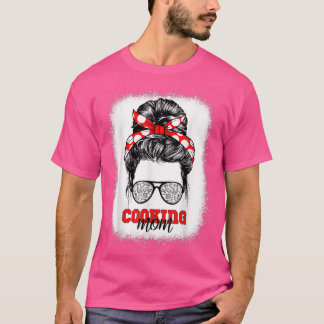 Camiseta Cozinhar Mãe Sangrada Mamãe Cozinheira Hobby Mama