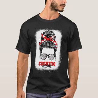 Camiseta Cozinhar Mãe Sangrando Mamãe Cozinheira Hobby Mãe 
