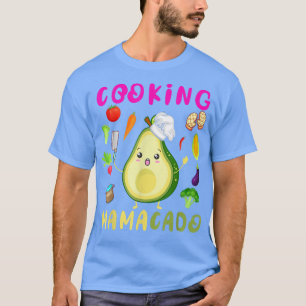 Camiseta Cozinhar Mamacado Dia de as mães Avocado Chef Almo