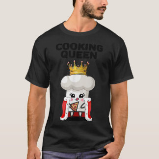 Camiseta Cozinhar QueenWomens cozinhar TshirtGirls Cozinhar