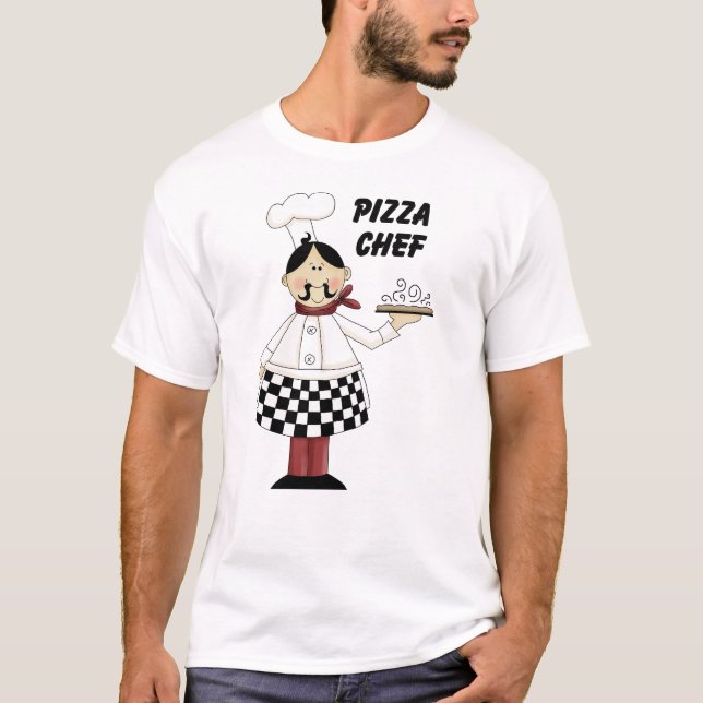 Camiseta Cozinheiro chefe da pizza (Frente)