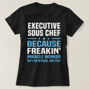 Camiseta Cozinheiro chefe executivo de Sous