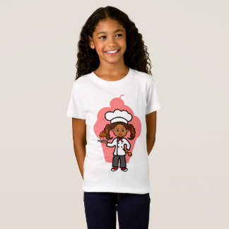 Camiseta Cozinheiro chefe fêmea dos desenhos animados
