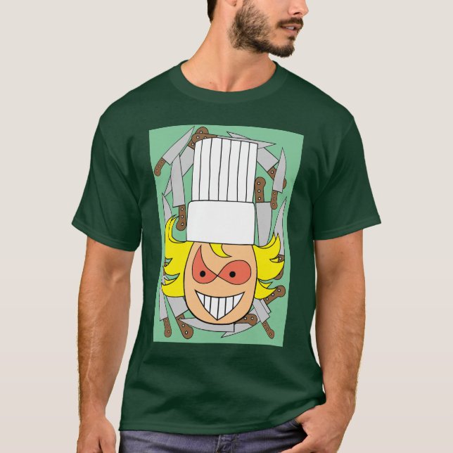 Camiseta Cozinheiro chefe louco (Frente)
