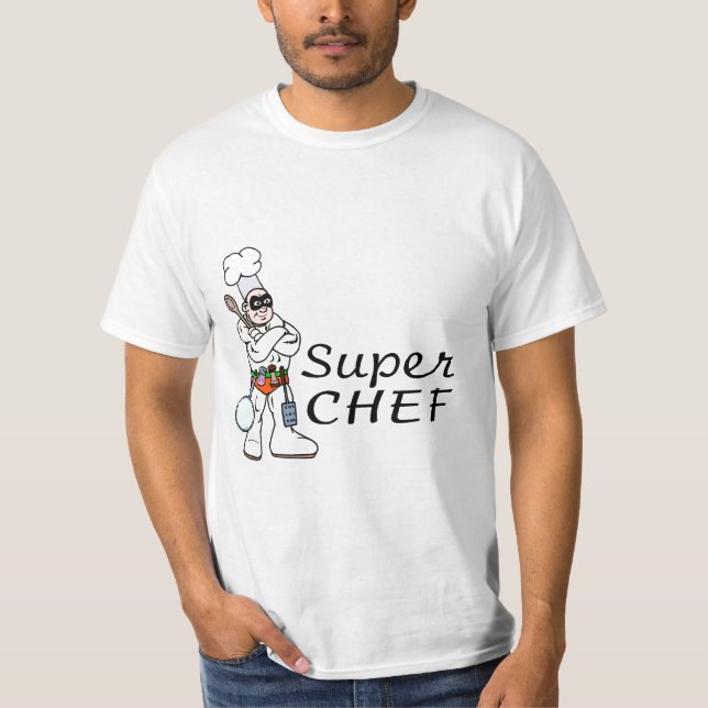 Camiseta Cozinheiro chefe super (Frente)