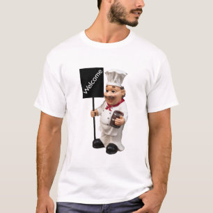 Camiseta Cozinheiro do cozinheiro chefe - cartão BEM-VINDO