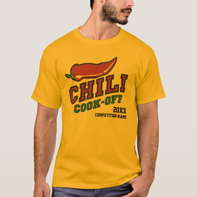 Camiseta Cozinheiro do pimentão fora da competição (Frente)