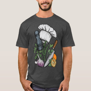 Camiseta cozinheiro em especiarias cozinheira cozinheira co