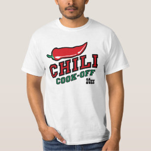 Camiseta Cozinheiro vermelho do pimentão do Jalapeno fora