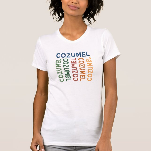 Camiseta Cozumel Cute Colorir (Frente)