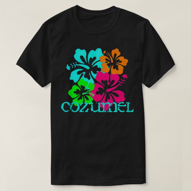 Camiseta Cozumel Mexico Island Beach Tropical Viagem Surf O (Frente do Design)
