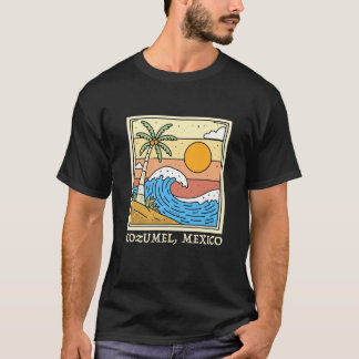 Camiseta Cozumel México Lembrança Férias Viagem Homens Mulh
