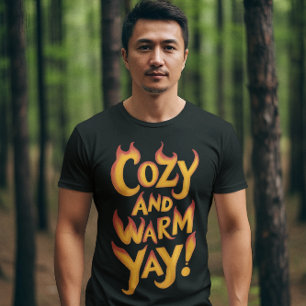 Camiseta Cozy E Warm Yay!