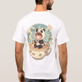 Camiseta Cozy Panda Coffee Men's Graphic Tee