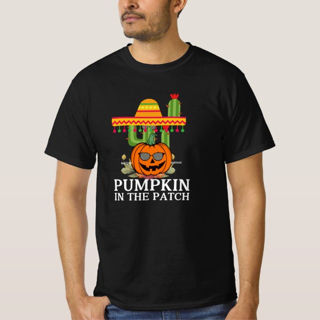Camiseta Cozy Pumpkin Patch Gráfico T-shirt (Frente)