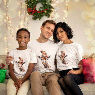 Camiseta Cozy Safari Christmas, costume
