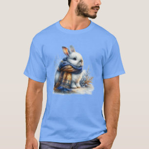 Camiseta Cozy Winter Quer Um Coelho Especial Um Pouco