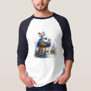 Camiseta Cozy Winter Quer Um Coelho Especial Um Pouco