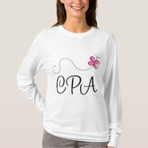 Camiseta CPA cor-de-rosa bonito