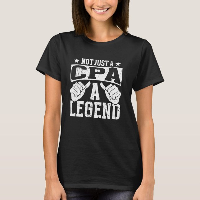 Camiseta CpA Cotação De Profissão Engraçada (Frente)